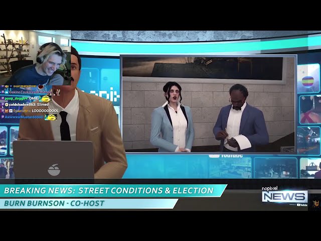 xQc Reacts to GTA RP NoPixel News | WILD UPDATES