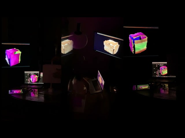 Exploration of textures through interactive installation