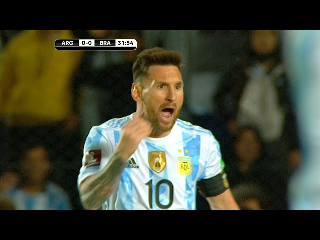 Lionel Messi 'Angry' against Brazil
