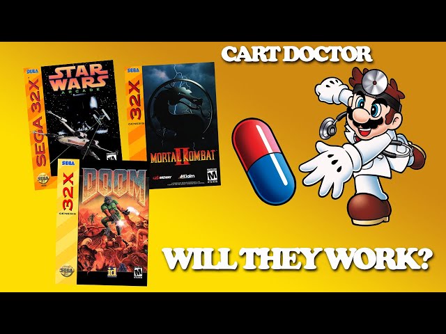 New 32X Titles Need Cleaning! - Cart Doctor Ep 6
