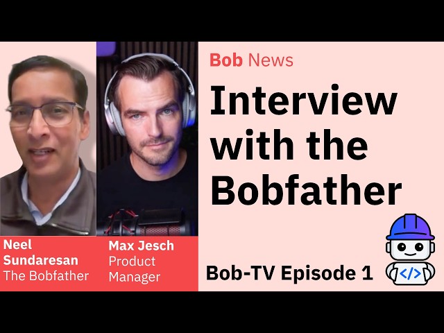 How IBM Built an AI Coding Assistant | Bob-TV Episode 1