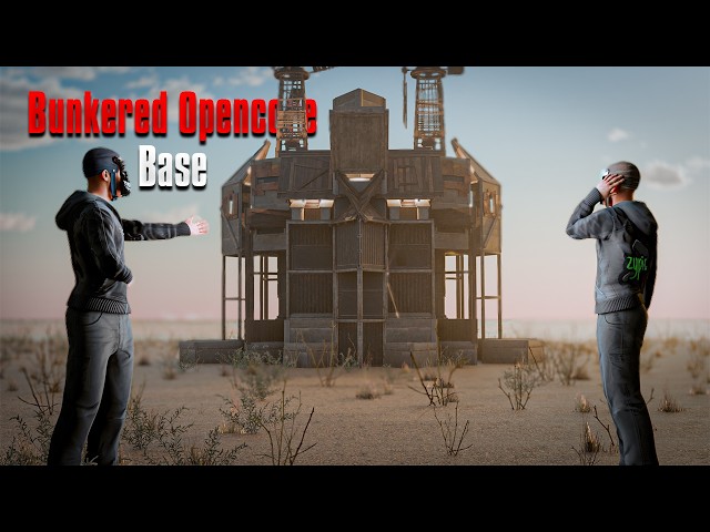 Rust OPENCORE Base Design - BUNKERED & DEFENDABLE ft @Zypic  - Rust Base Designs 2026