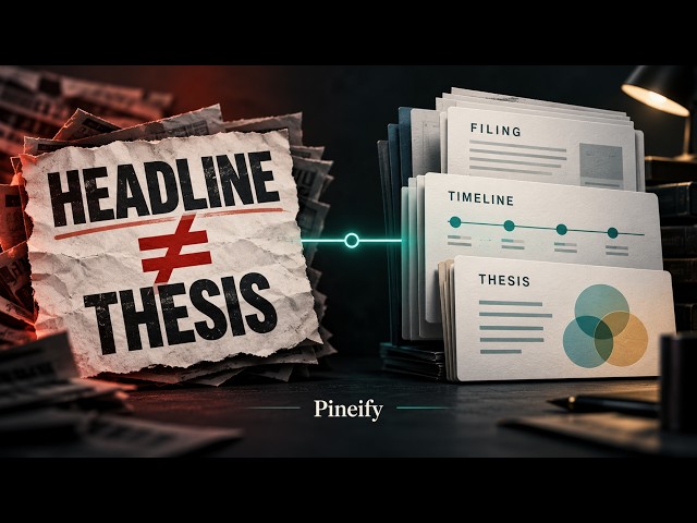 Why a Stock Headline Is Not a Catalyst Thesis | Pineify