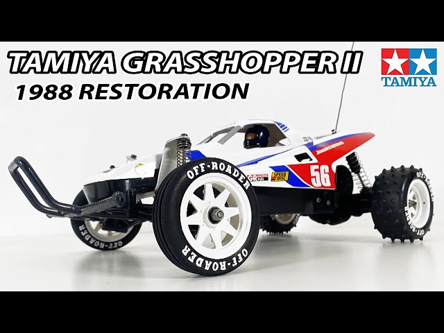 Tamiya Grasshopper II 1988 RC Car Restoration