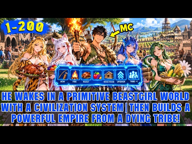 🔥Sent to Stone Age, He Wins Snake Tribe by Making Fire and Rules All Tribes via Civilization System!