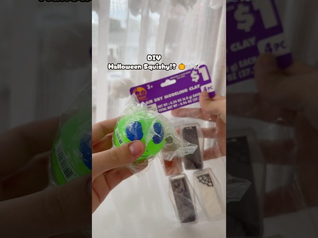 DIY SQUISHY!? 👽🫧🎃 #viral #squishy #diysquishy #shorts