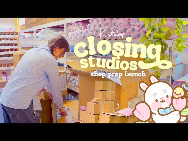 STUDIO VLOG 🌷 Prepping for my final ever shop update. Closing Down my studios to pursue illustration