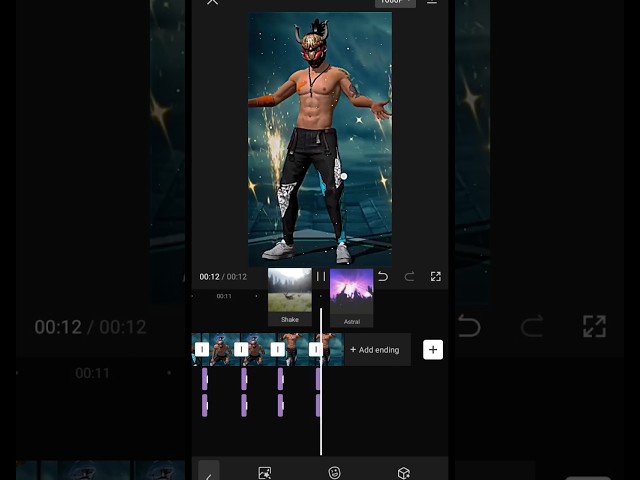 Capcut Simple Editing Tutorial 🔥// colour changing effect in capcut, ff edit, lobby edit ff #shorts