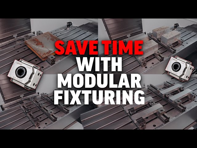 Adaptable Modular Fixturing - Rail Fixture Kits on HaasTooling.com - Haas Automation, Inc.