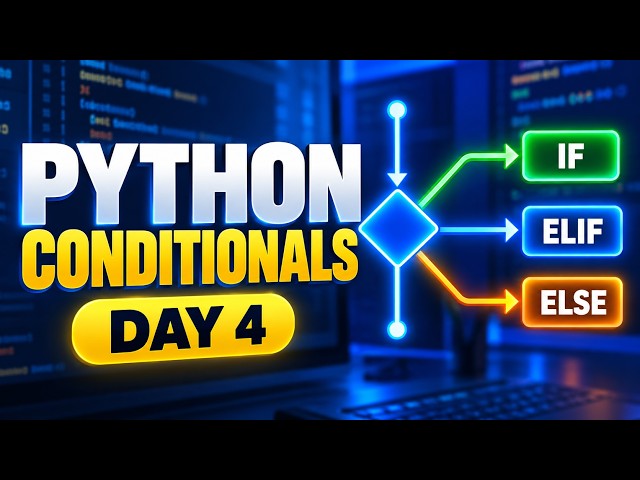 Python Conditional Logic - Day 4 of Python Tutorial