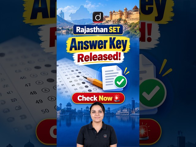 Rajasthan SET Answer Key Released! Check Now 🚨 #RajasthanSET #RajasthanSET2026 #SETAnswerKey