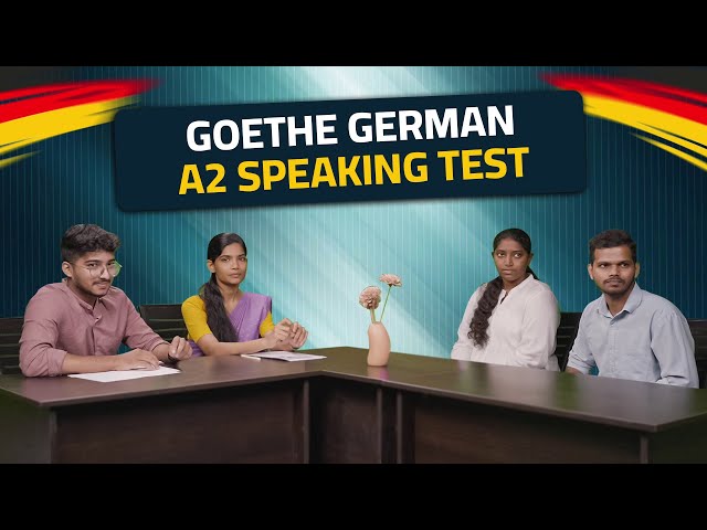 Goethe German A2 | Speaking Test Sample