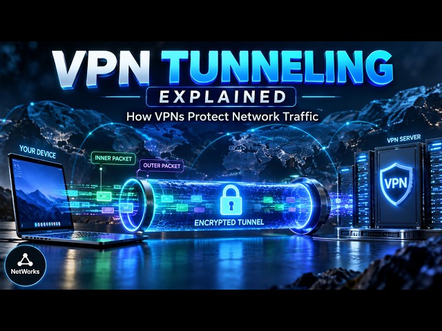 VPN Tunneling Explained — How VPNs Encapsulate and Protect Network Traffic