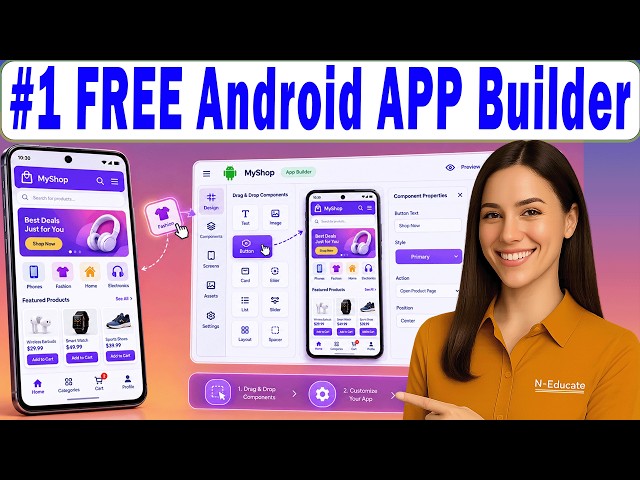 Free Android App Builder Without Coding (Create Your First App in Minutes)