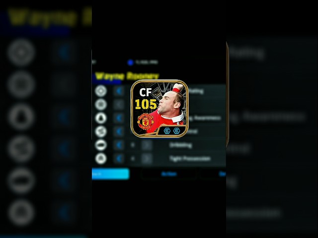 Rooney 105 Training Efootball|Ronney Best Training Guide #efootball2026 #training #rooney