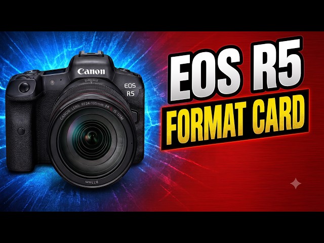 anon EOS R5: How to Format SD Card & CFexpress Card (Step-by-Step)