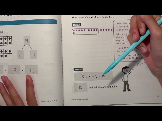 **Eureka Math Squared** Grade 1 Module 3 Topic C (Lessons 11-13) | #mathwithaubrey #homework