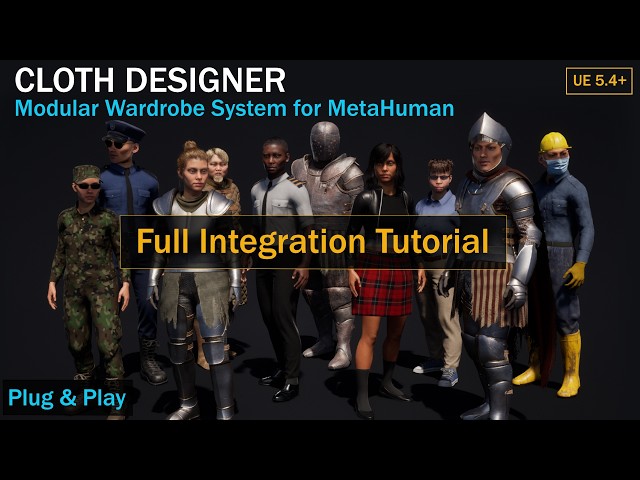 Cloth Designer for MetaHuman - Integration Tutorial