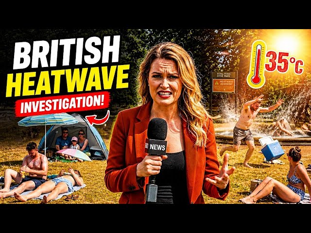 We Spent a Day Investigating the British Heatwave 🤣 (Parody)