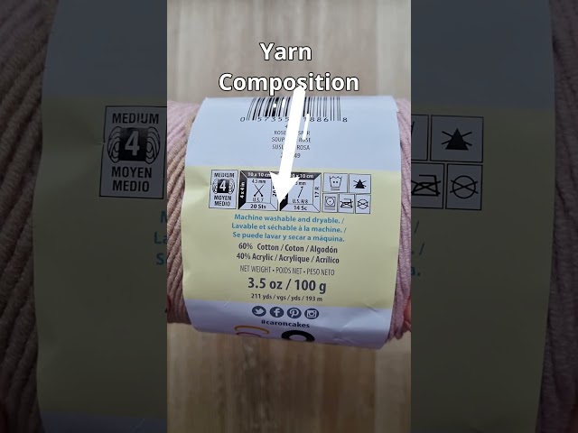 How to read a yarn label