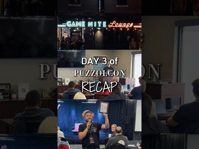 #PuzzolCon2026 Day 3 Recap: Closing Day of the Escape Room Conference