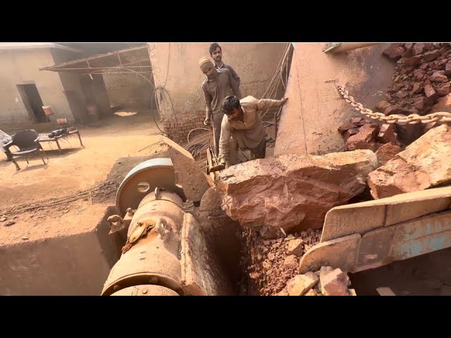 "Huge Rocks Crushing Process. Super Satisfying Stone Crushing Process by Jaw Crusher #rockcrusher"