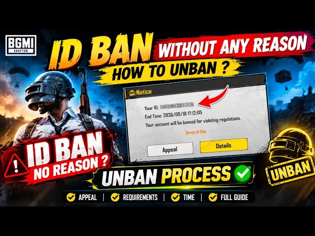 😢Bgmi I'd Ban Without Any Reason | 10 Year Unban BGMI ID | Bgmi ID Unban kaise karen | Bgmi Id Ban