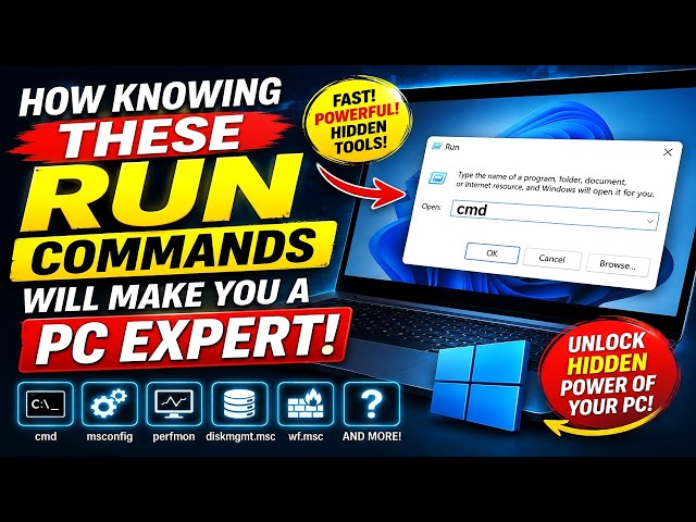 These RUN Commands Can Save Your PC — Learn Them Now!