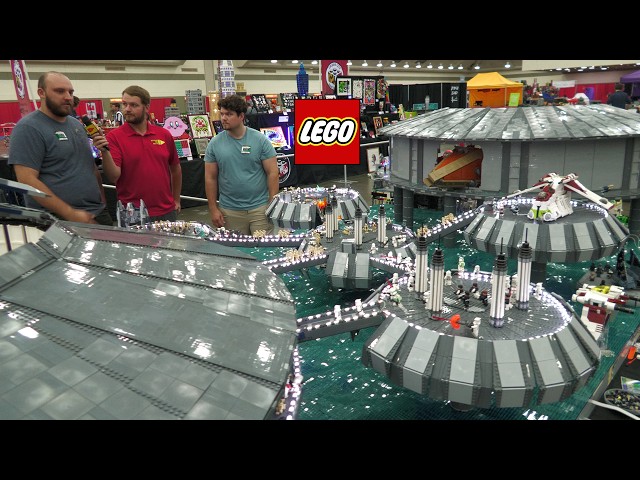 Huge LEGO Star Wars Battle for Kamino from Battlefront 1