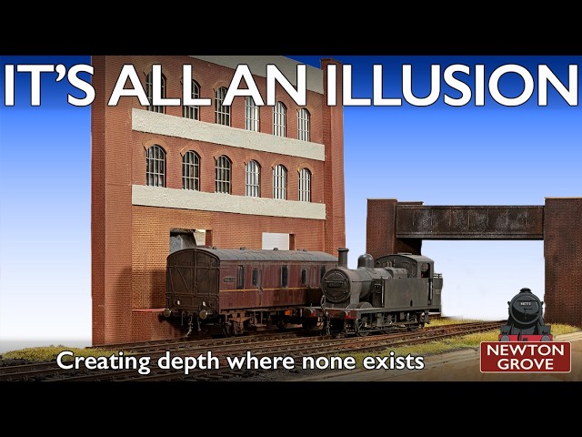 How I Made This Model Railway Factory Look REAL #railway #modelrailway #steam #train #ai
