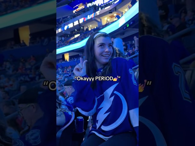 Girls at sports games be like🤣 #comedy #skit #hockey #nhl
