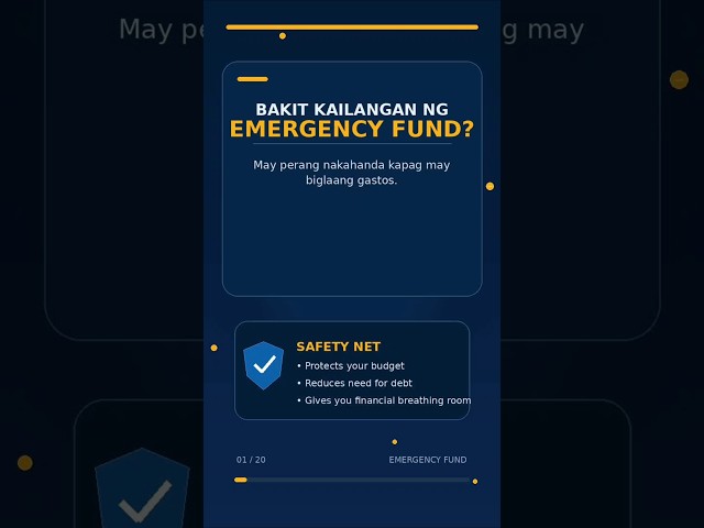 Bakit Kailangan ng Emergency Fund? 💰🚨 #EmergencyFund #savings