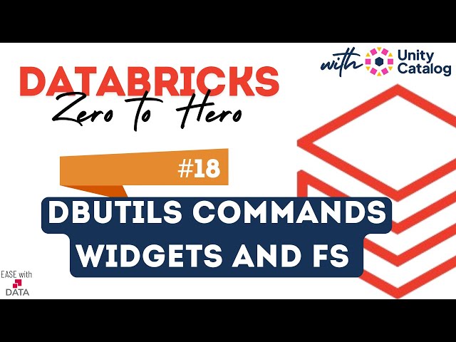 18 DBUTILS command | Databricks Utilities | Create Widgets in Databricks Notebooks |DBUTILS FS usage