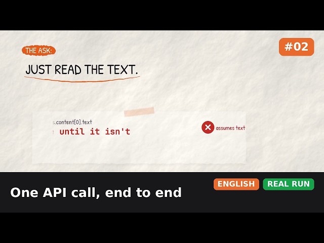 #2 · How LLM Tool Calling Works – One API Call, End to End | Agentic AI Course