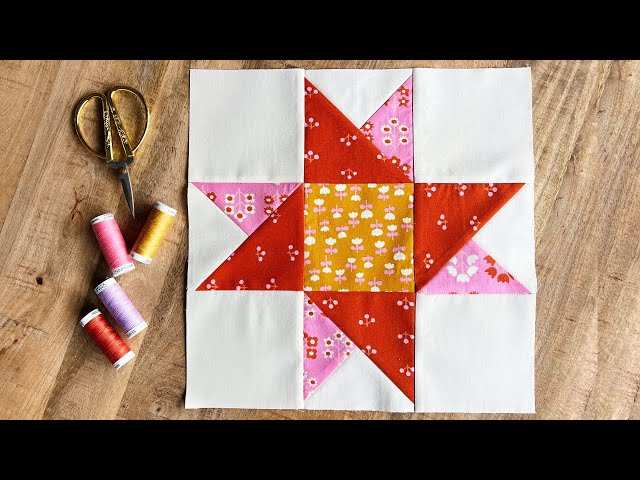 Let's Make the Easy and Fun Twin Star Quilt Block
