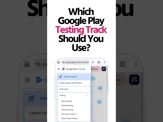 Which Google Play Testing Track Should You Use? #shorts