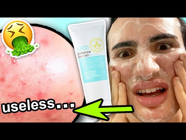 I tried PURITO Defence Barrier PH Cleanser for ONE WEEK!! (she is useless yall)