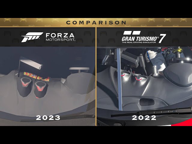 Forza Motorsport 🆚 Gran Turismo 7 ❯ Quick Car Comparison: Player vs Other Cars