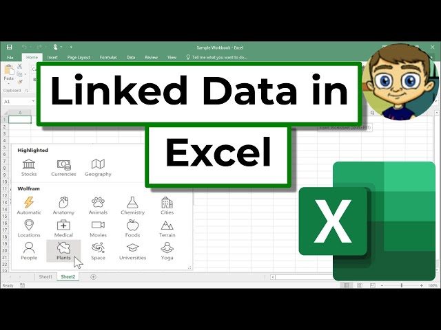 Using Linked Data Types in Excel