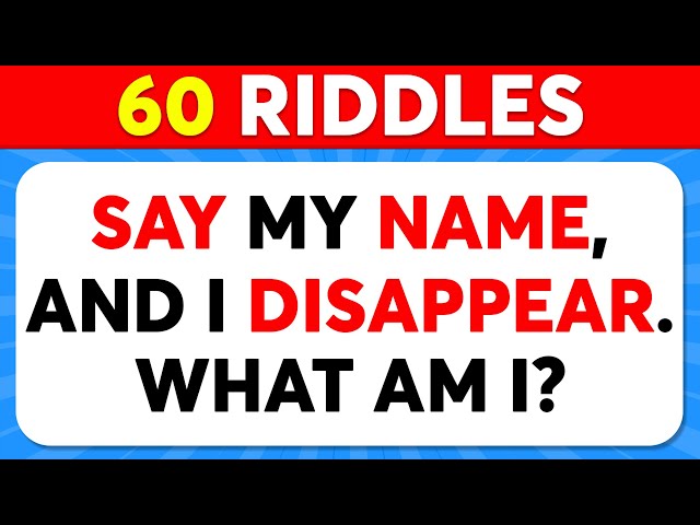 Only a Genius Can Solve These Riddles 🧠✅ Brain Teasers & Riddle Quiz 🧩