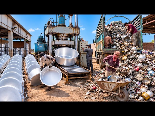 Amazing Process of Making Asian Cooking Pot | Complete Factory Process