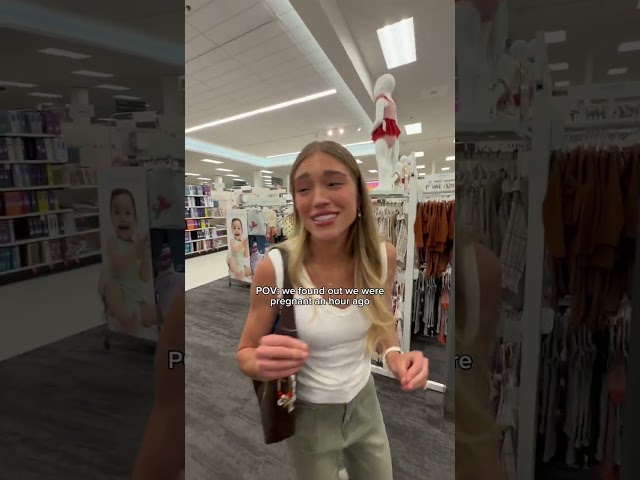 I can’t believe we get to shop in this section NOW 😭🥹🤭 #pregnant #pregnancy #baby #babytok