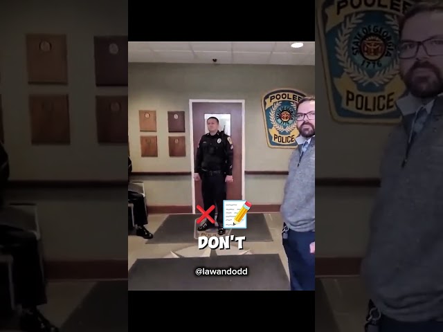 Pooler Police Put Under the Spotlight by Independent Journalist! 🚔📹 #Shorts