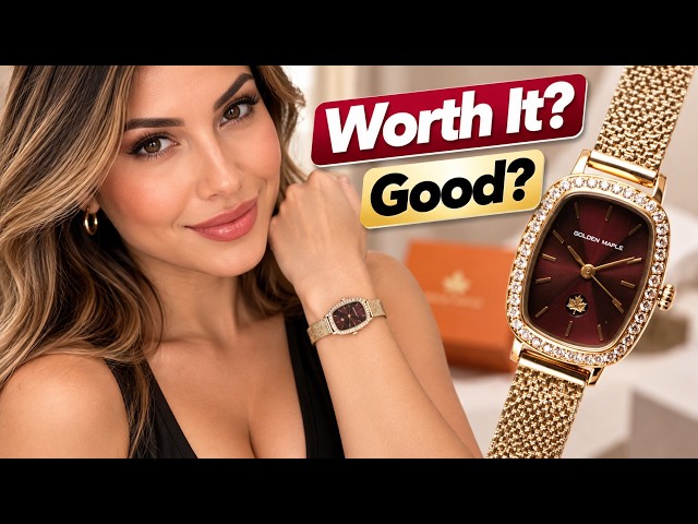 Why Everyone Is Talking About This Golden Maple Watch!