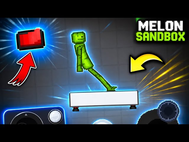 How to Make a Fully Controllable Plastic Cube in Melon Sandbox!
