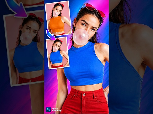 Change Shirt Color with Solid Color & Multiply Tool | Quick Adobe Photoshop Tutorial