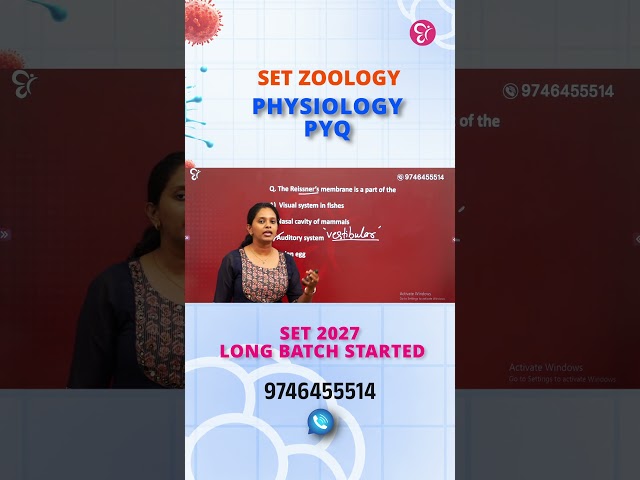 SET ZOOLOGY | PHYSIOLOGY PYQ