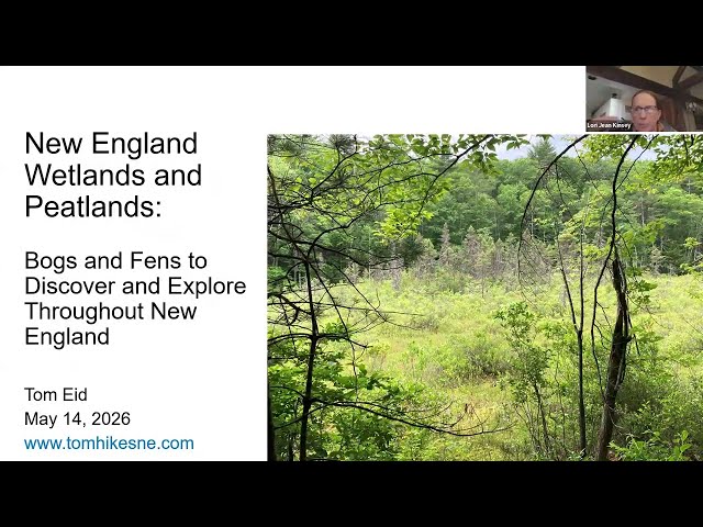Nature Program Series: Bogs, Fens & Wetlands with Tom Eid