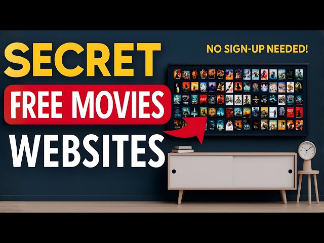 🔴Top 8 Websites to Watch FREE Movies & TV Shows (No Sign up!) 2026 Update !