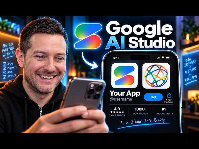 How To Build Your First APP With Google AI Studio (FREE)